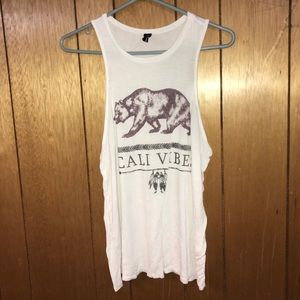 Cali Vibes muscle tee